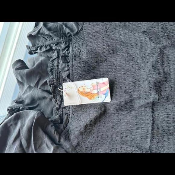 NWT Midi Mermaid Flounce Hem Dress, Size Medium - Picture 4 of 6